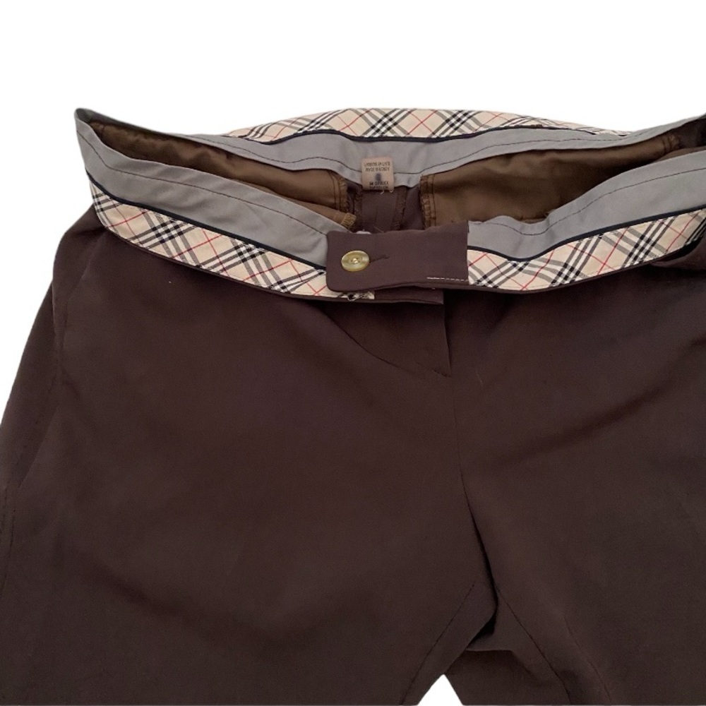 Nova Check Plaid Mid Rise Pants